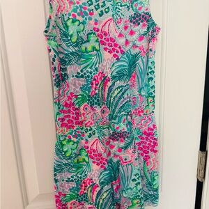 Lilly Pulitzer Pink and Green Patterned Dress